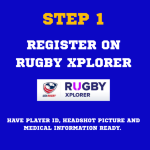 Registration step 1